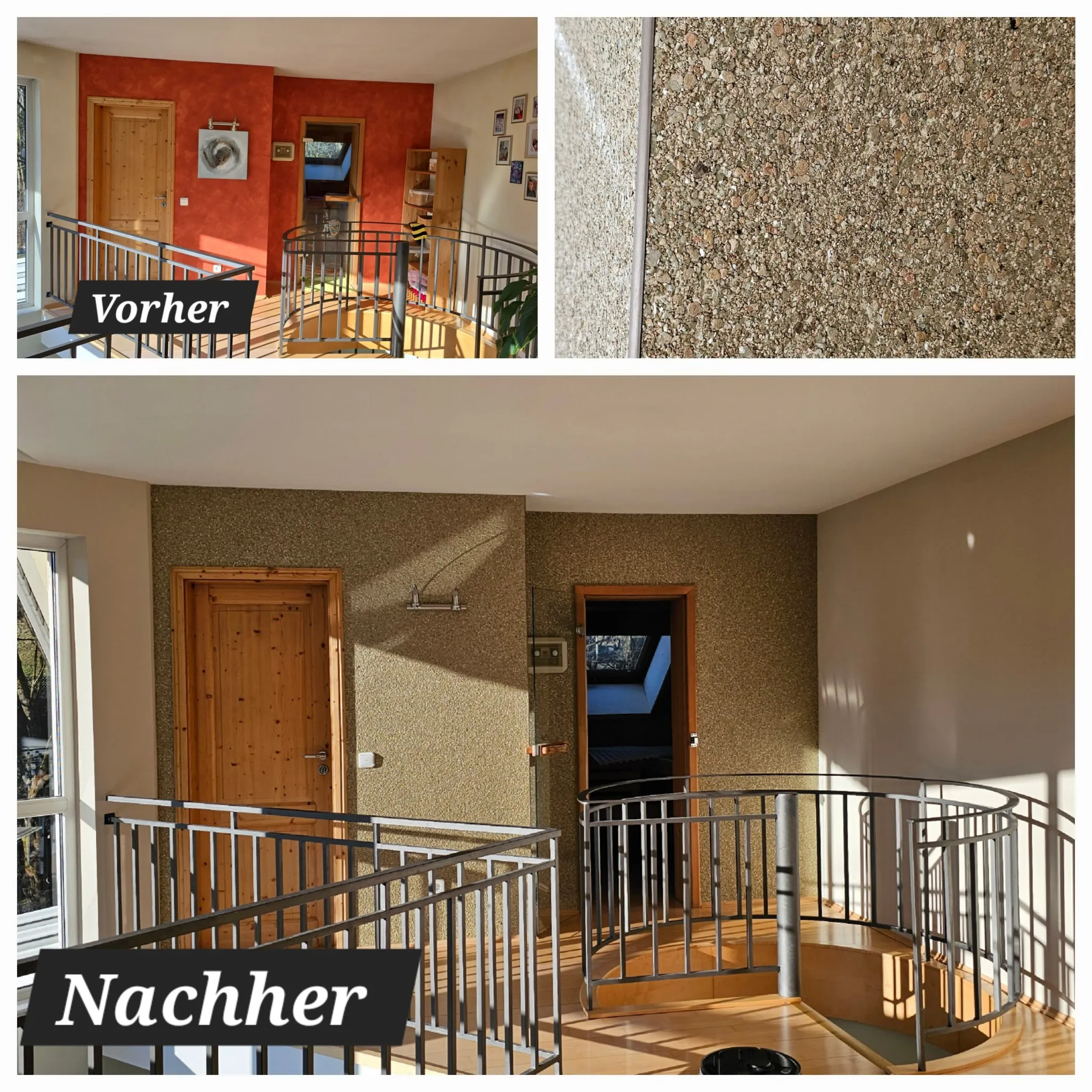 Renoviertes Projekt von Malerbetrieb Utsch – Vorher-Nachher-Vergleich